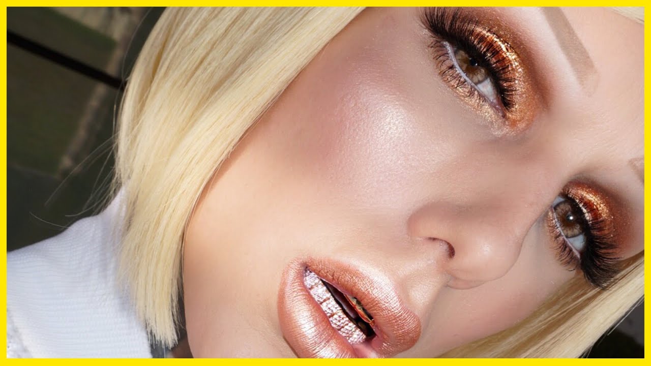 SUMMER BRONZE GLOW + METALLIC LIPS Makeup Tutorial | Jeffree Star
