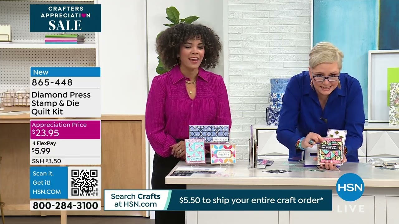 Diamond Press Stamp and Die Quilt Kit
