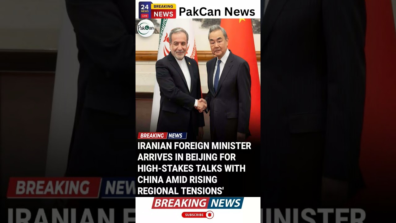 Iran&ndash;China Talks Focus on Hormuz and Ceasefire | PakCan News