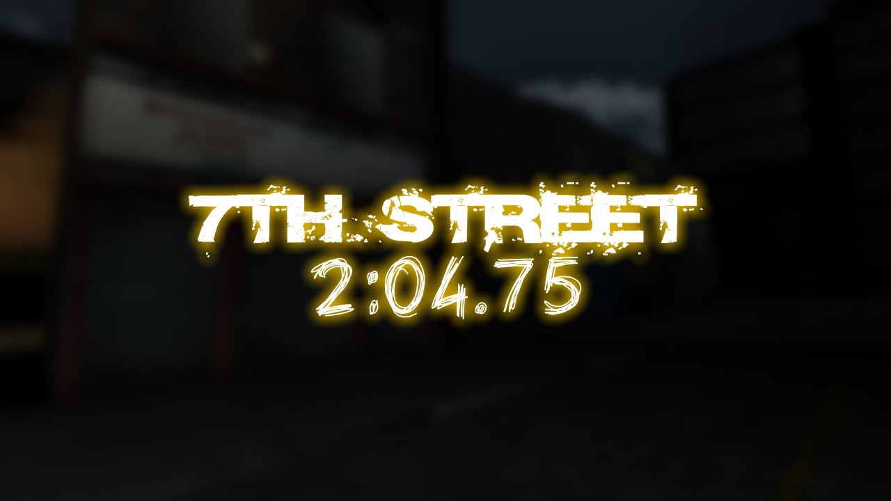 Slender 7th Street (Original Map) Speedrun [2:04.75]
