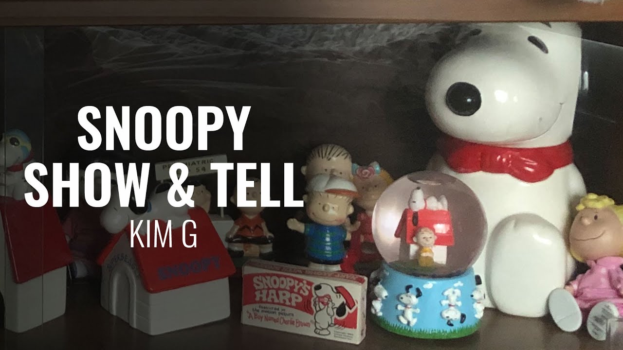 Snoopy Show & Tell - Kim G Peanuts Collection | CollectPeanuts.com