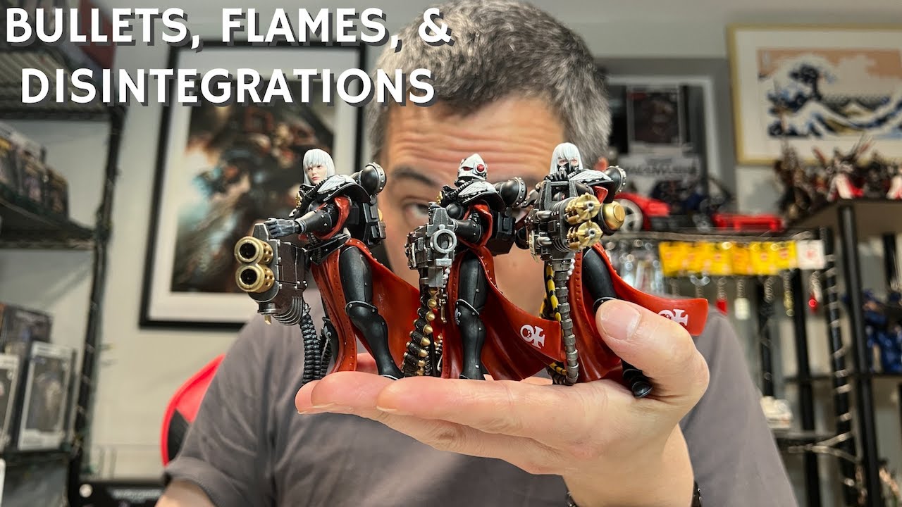 Unboxing & Review of JoyToy x Warhammer 40K Sisters of Battle/ Adepta Sororitas Retributors