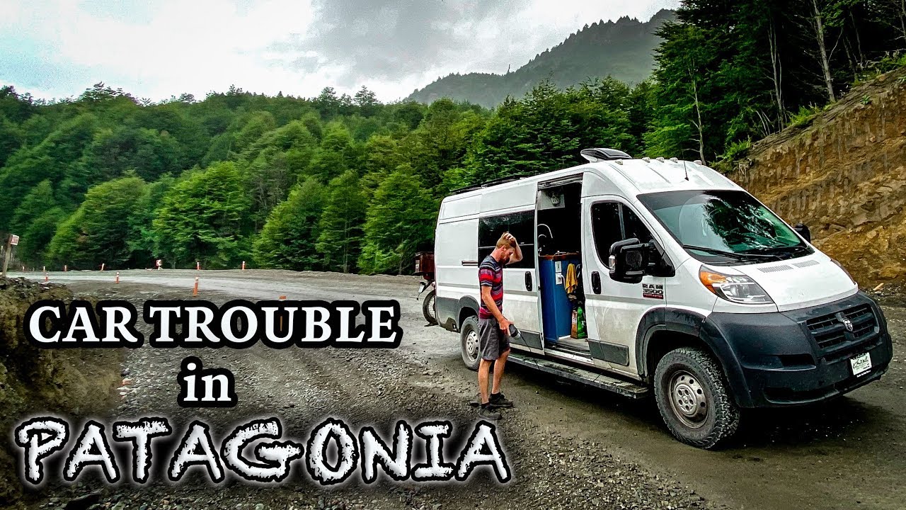 This isn’t good... Car trouble in Patagonia