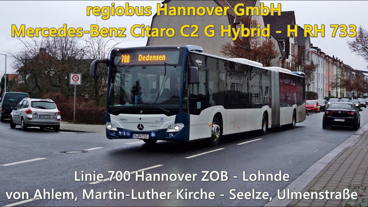 [Sound] Bus Mercedes-Benz Citaro C2 G Hybrid von regiobus Hannover GmbH - H RH 733