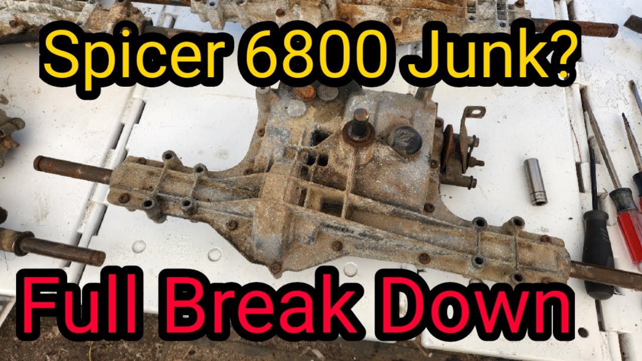 Spicer 6800 Full Break Down