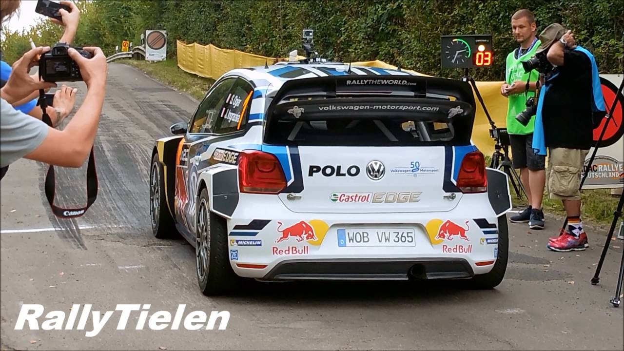 Start Shakedown S&eacute;bastien Ogier - WRC - ADAC Rallye Deutschland 2016 - VW Polo WRC 2016