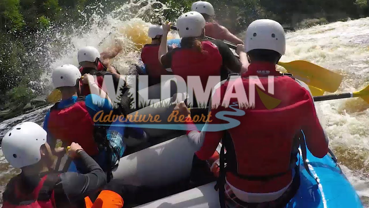 Whitewater Rafting Through Piers Gorge On The Menominee River