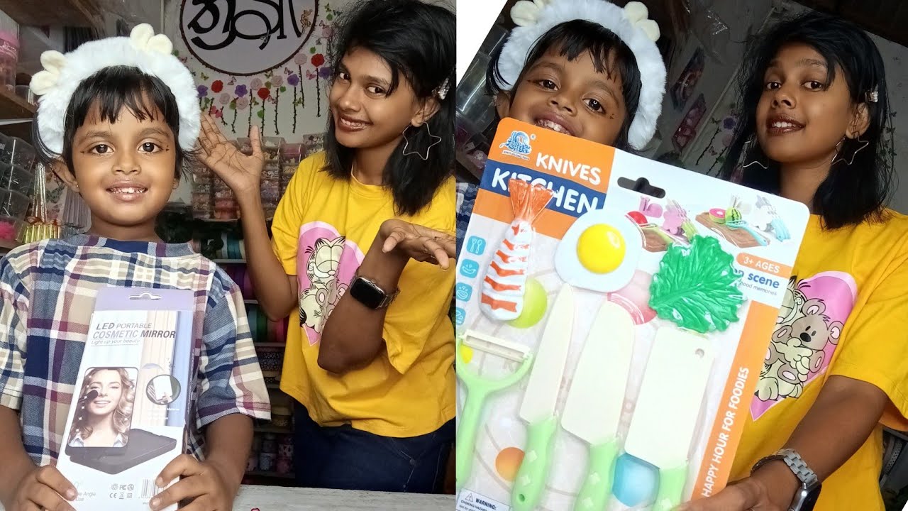 ලයිට් පත්තු වෙන මේකප් කන්නාඩි #gift #giftshops
