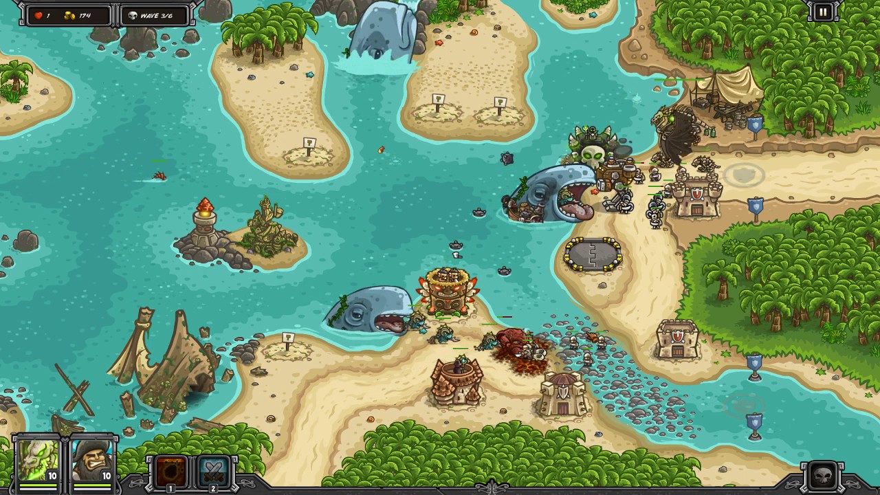 Kingdom Rush Frontiers Storm Atoll Heroic Veteran (Steam)