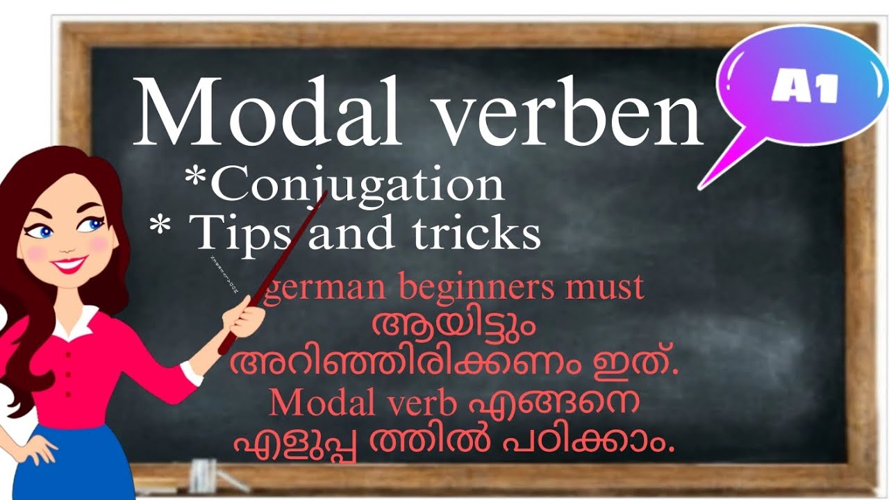 Modal verbs German Grammar A1 level Class.