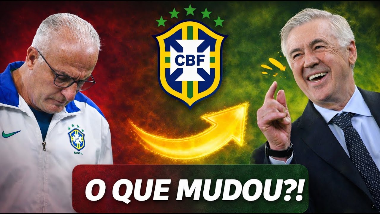 O EFEITO ANCELOTTI! COMO ELE SALVOU A SELEÇÃO DO DESASTRE
