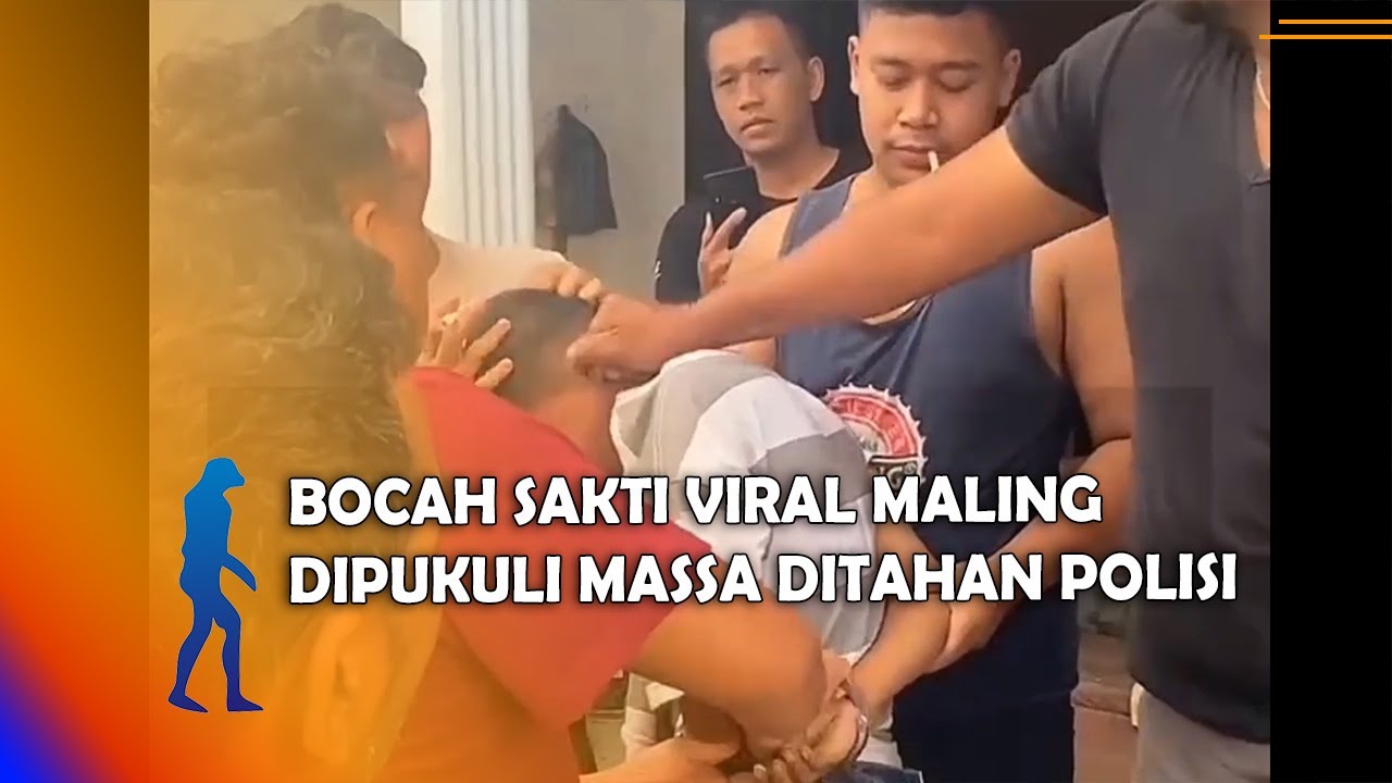 PONOROGO - Bocah Sakti Viral Maling Dipukuli Massa Ditahan Polisi