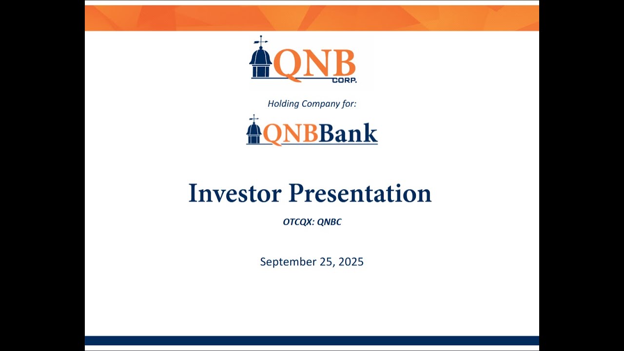 QNB Corp. (OTCQX: QNBC): Virtual Investor Conferences