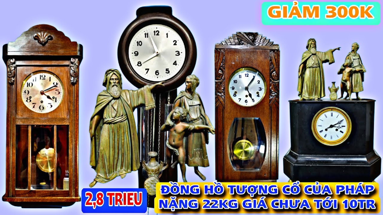 THANH LÍ NGHỈ TẾT ĐỒNG HỒ CỔ | TƯỢNG ĐỒNG NẶNG 22KG GIÁ RẺ BẤT NGỜ | 0984967704 #donghoconhatvuong 
