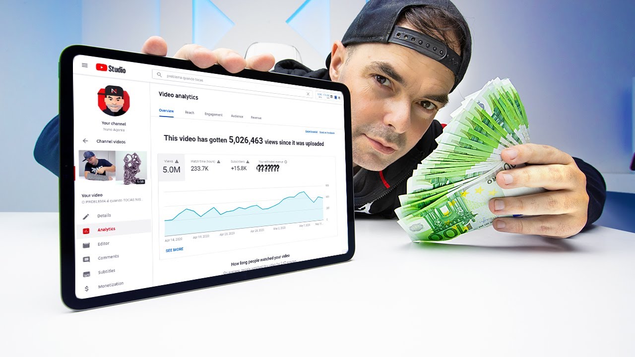 QUANTO O YOUTUBE ME PAGOU pelo video de 5 MILHÕES?