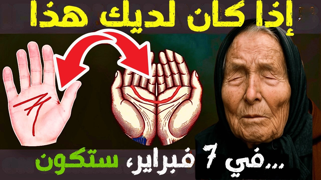 إذا كان لديك هلال 🌙 أو حرف ”M“ على راحة يدك، شاهد هذا قبل فوات الأوان - بابا فانغا