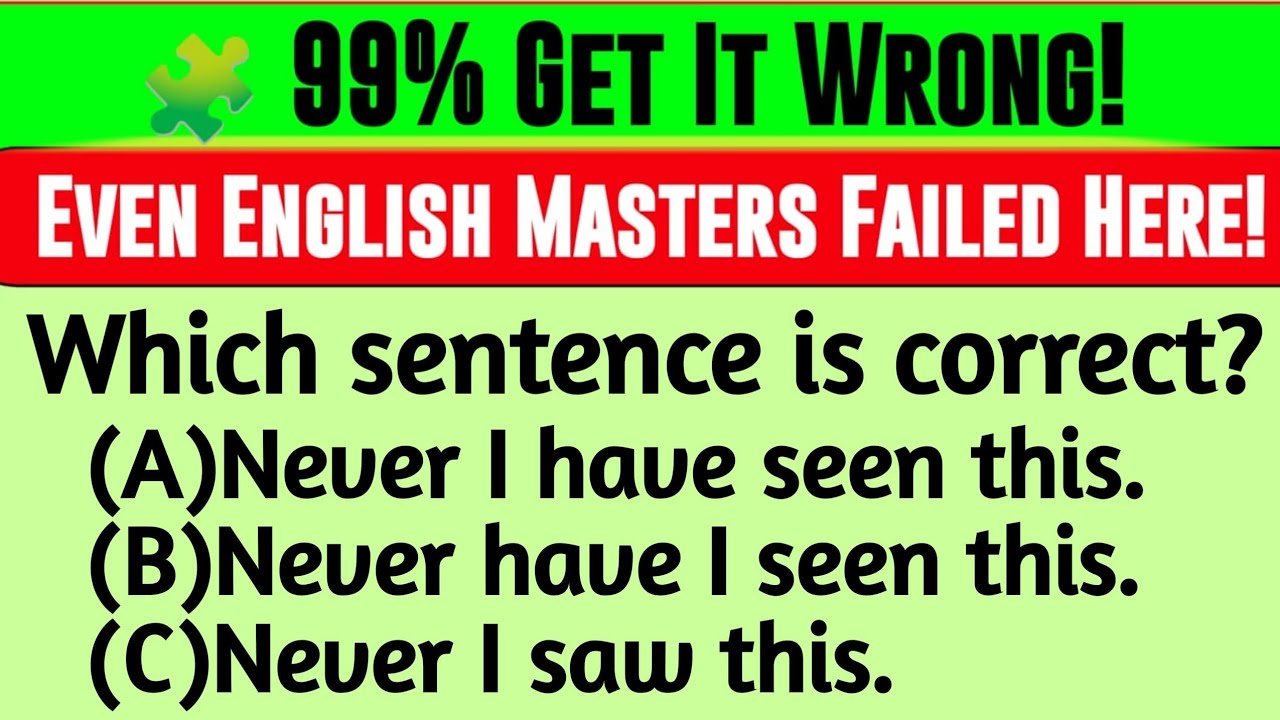 Grammar Master:11 Questions in 60 Seconds!