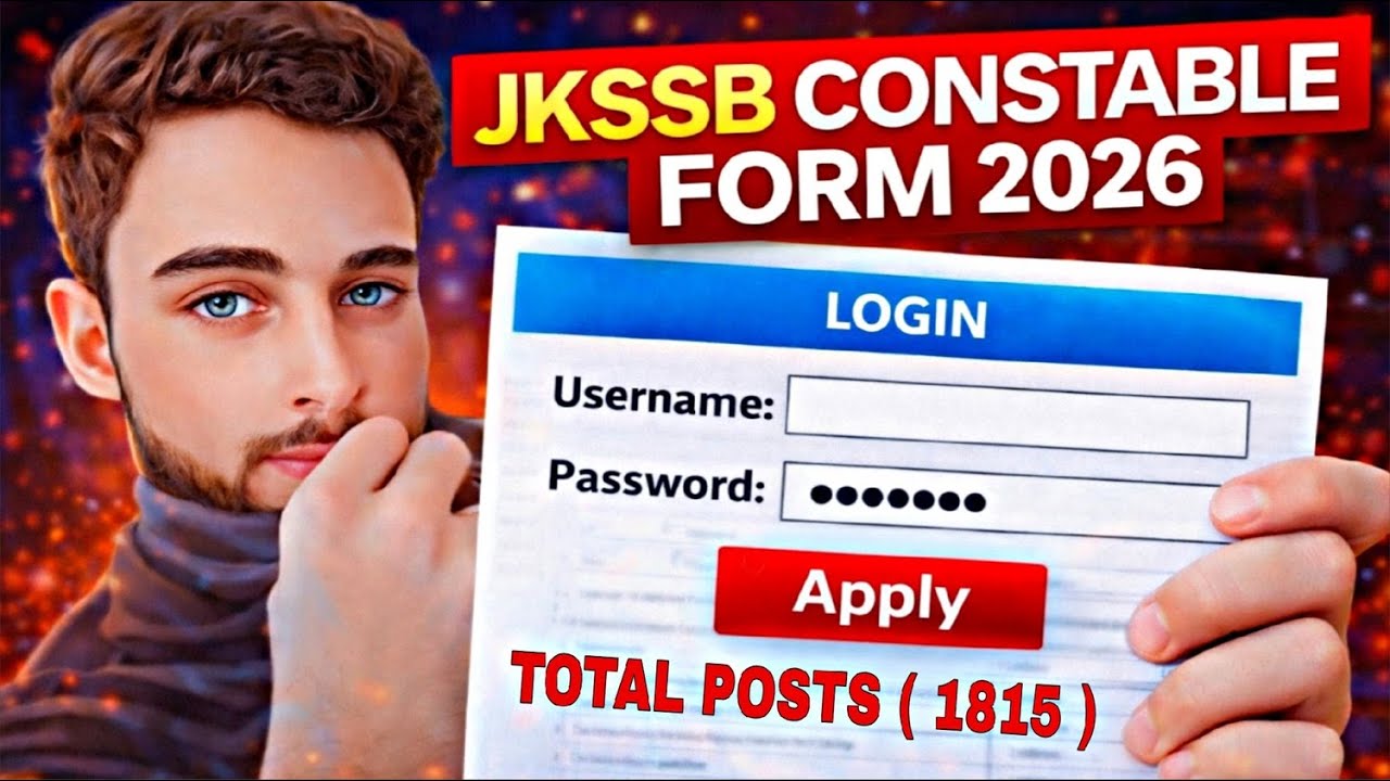 How to fill JK Police Constable Form 2026? JKSSB Constable Ka Form Kaise Bhare | Step -By-Step Demo🔴