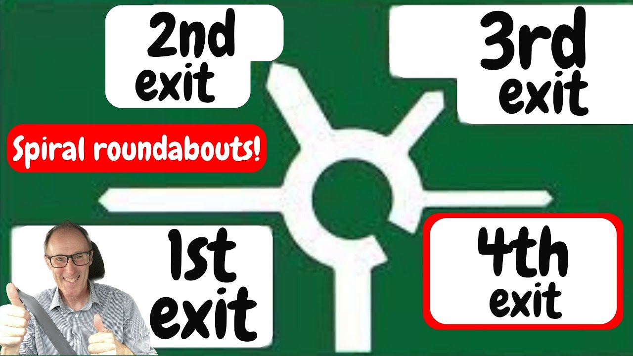 WATCH THIS! Spiral roundabout 4th exit