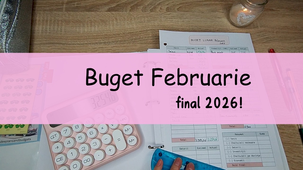 Estimare vs Realitate: Bugetul Meu REAL din Februarie 💸