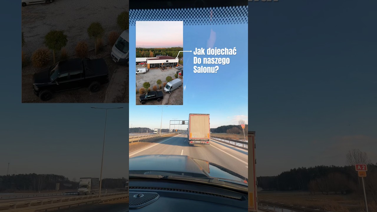 Dojazd do naszego salonu z autostrady a2❗️