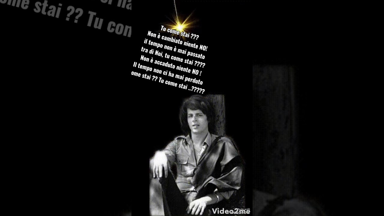 E tu come stai ?❤️ Claudio Baglioni