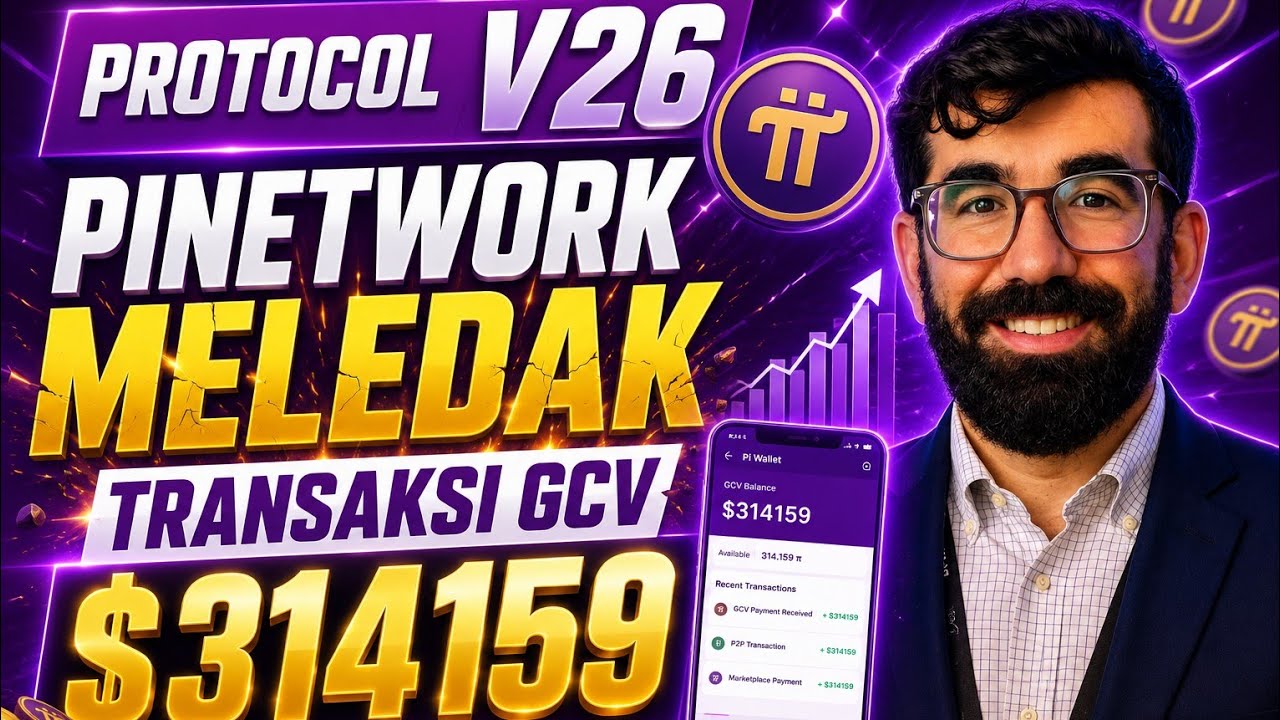 PINETWORK~PROTOCOL V26 PINETWORK MELEDAK TRANSAKSI GCV $314159