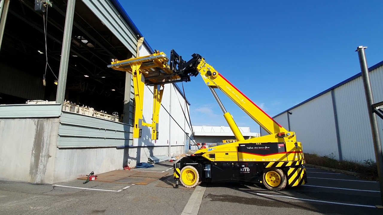 Manutention palan avec grue mobile électrique