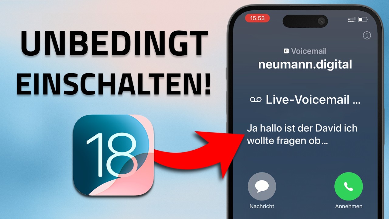 iOS 18 Einstellungen, die du SOFORT einschalten solltest