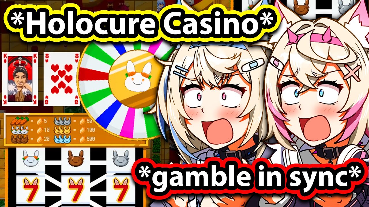 FUWAMOCO can't stop syncing even when Gambling in Holocure 【Hololive】