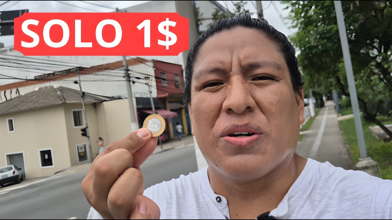 COMIENDO un ALMUERZO por solo 1$ Real | Que TAN MALO Puede ser?