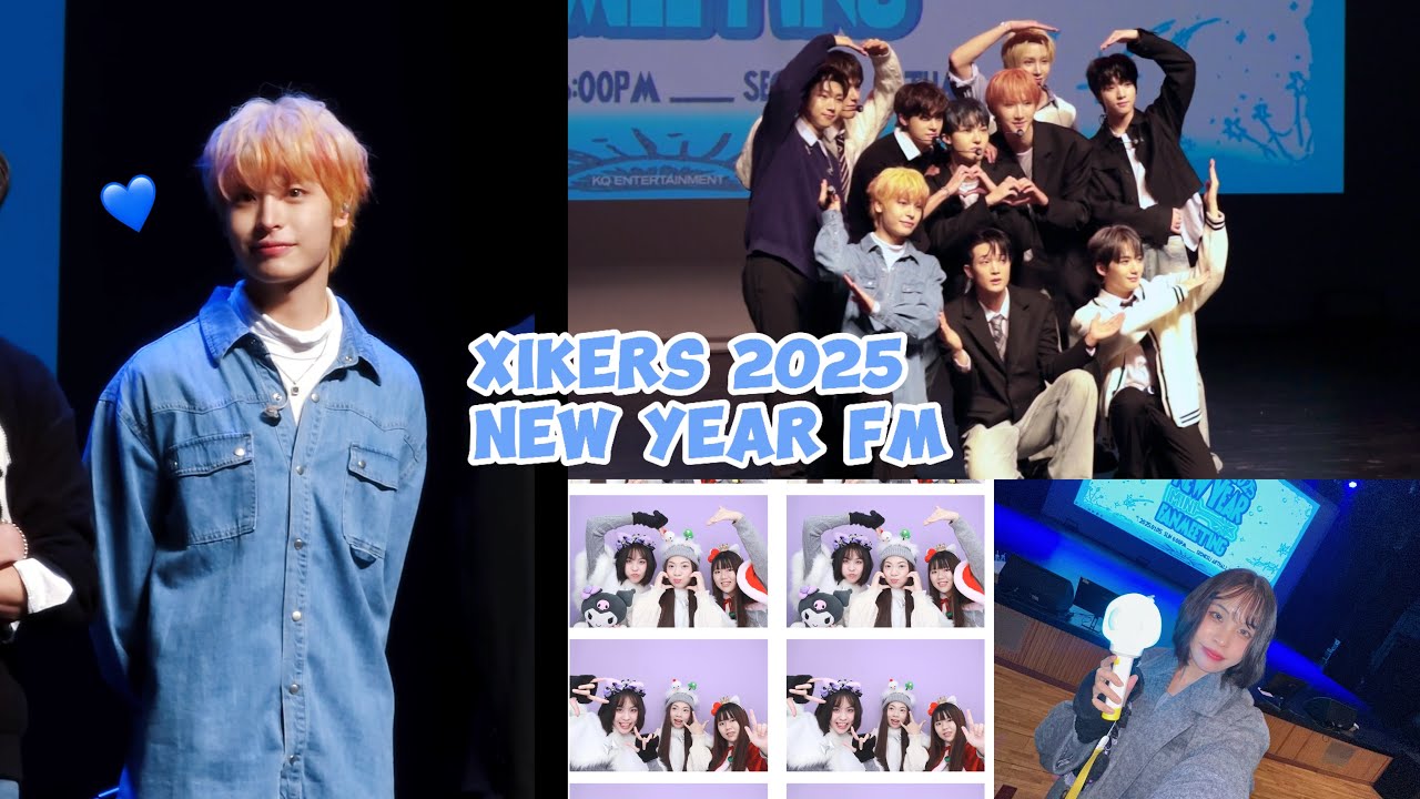 xikers 2025 New Year Mini Fanmeeting 🩵🩵🩵 roady vlog