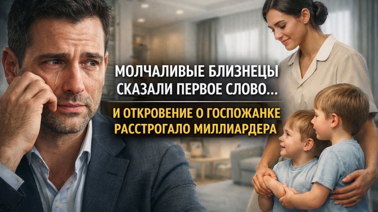 Близнецы молчали 3 года  их первые слова о служанке изменили всё для миллиардера