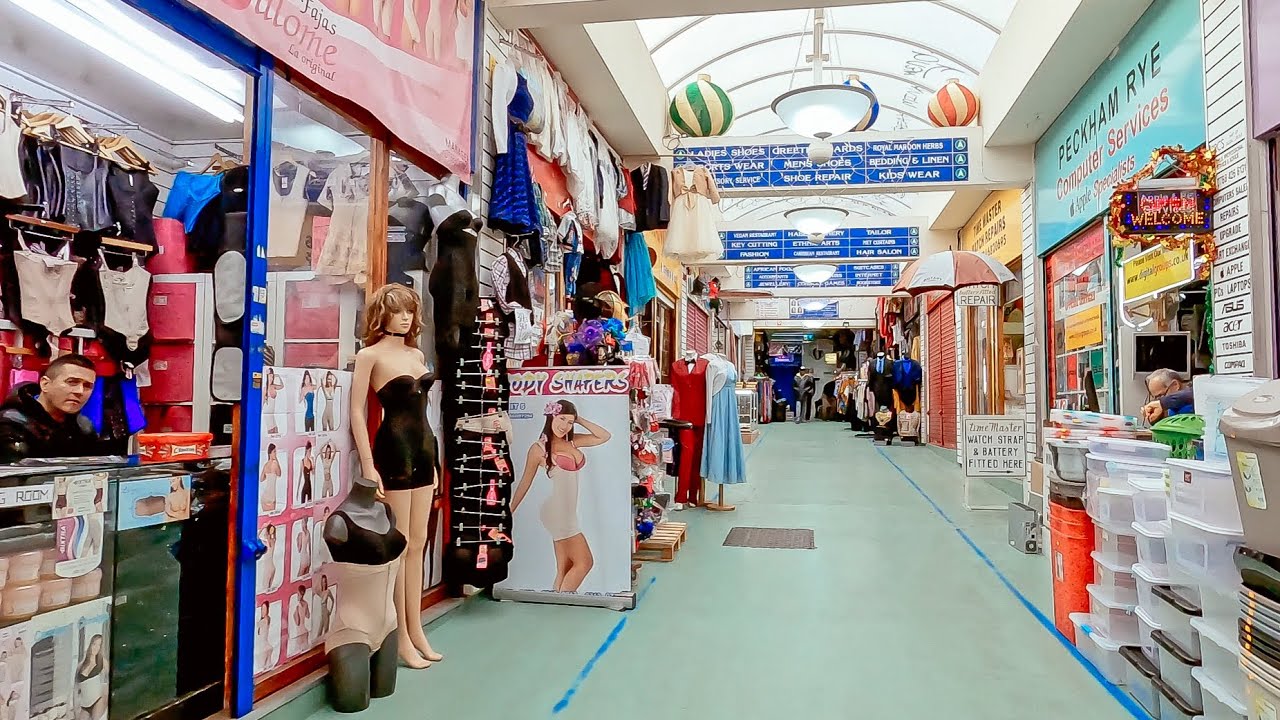 Walking around Peckham Rye Station in 4K (GoPro Hero 8)