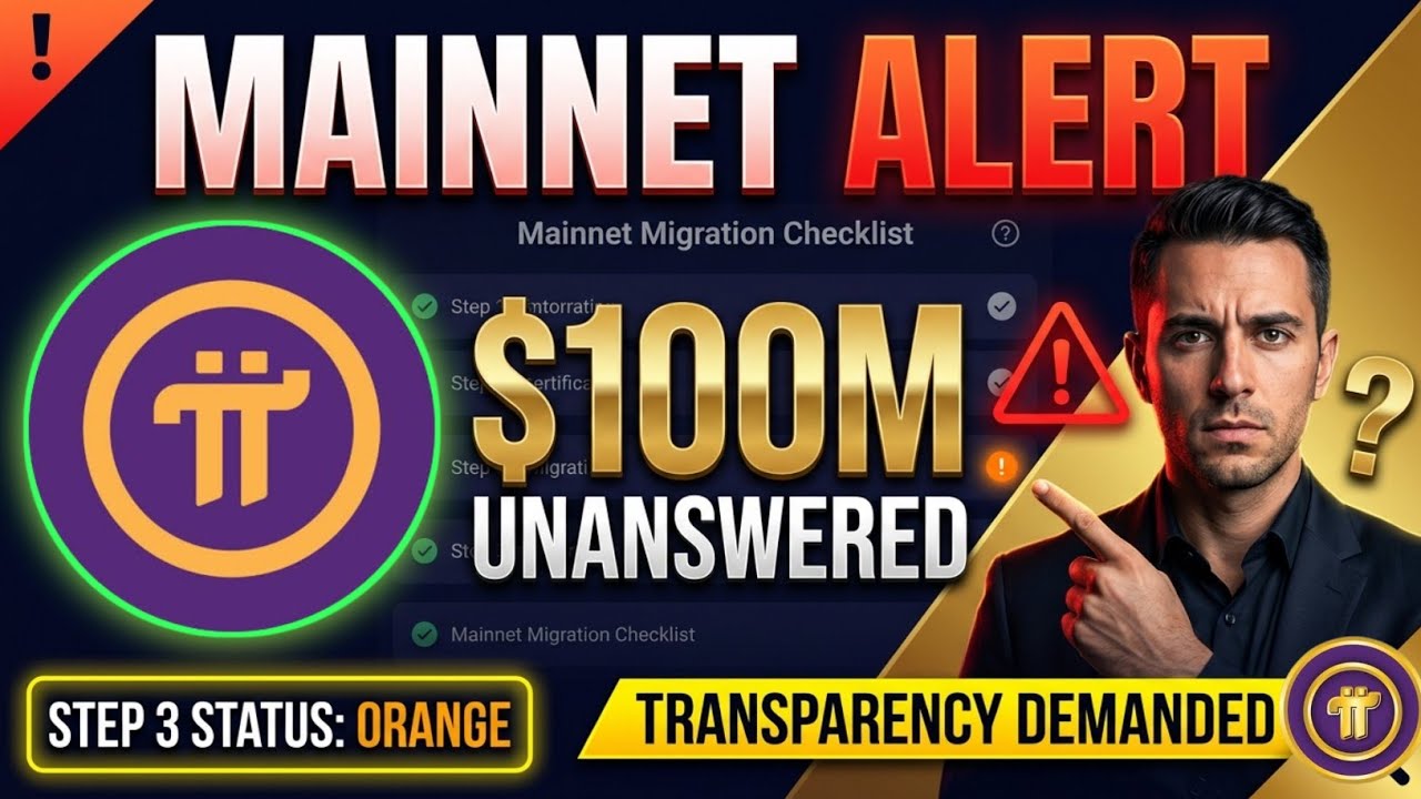 Pi Network Mainnet ALERT: Checklist Bug + $100M Transparency Demand