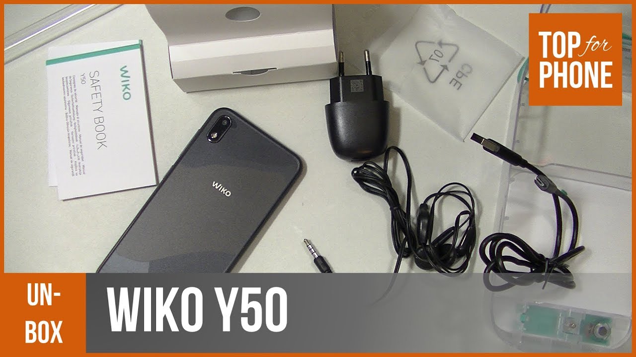 WIKO Y50 - déballage par TopForPhone