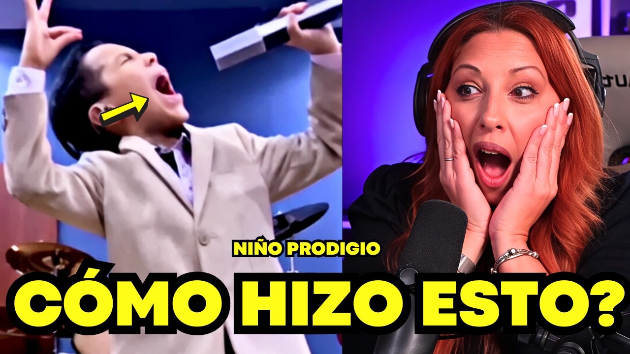 Este NIÑO PRODIGIO acaba de romper una REGLA de la voz… ¡F7! 😱| Vocal Coach Analysis