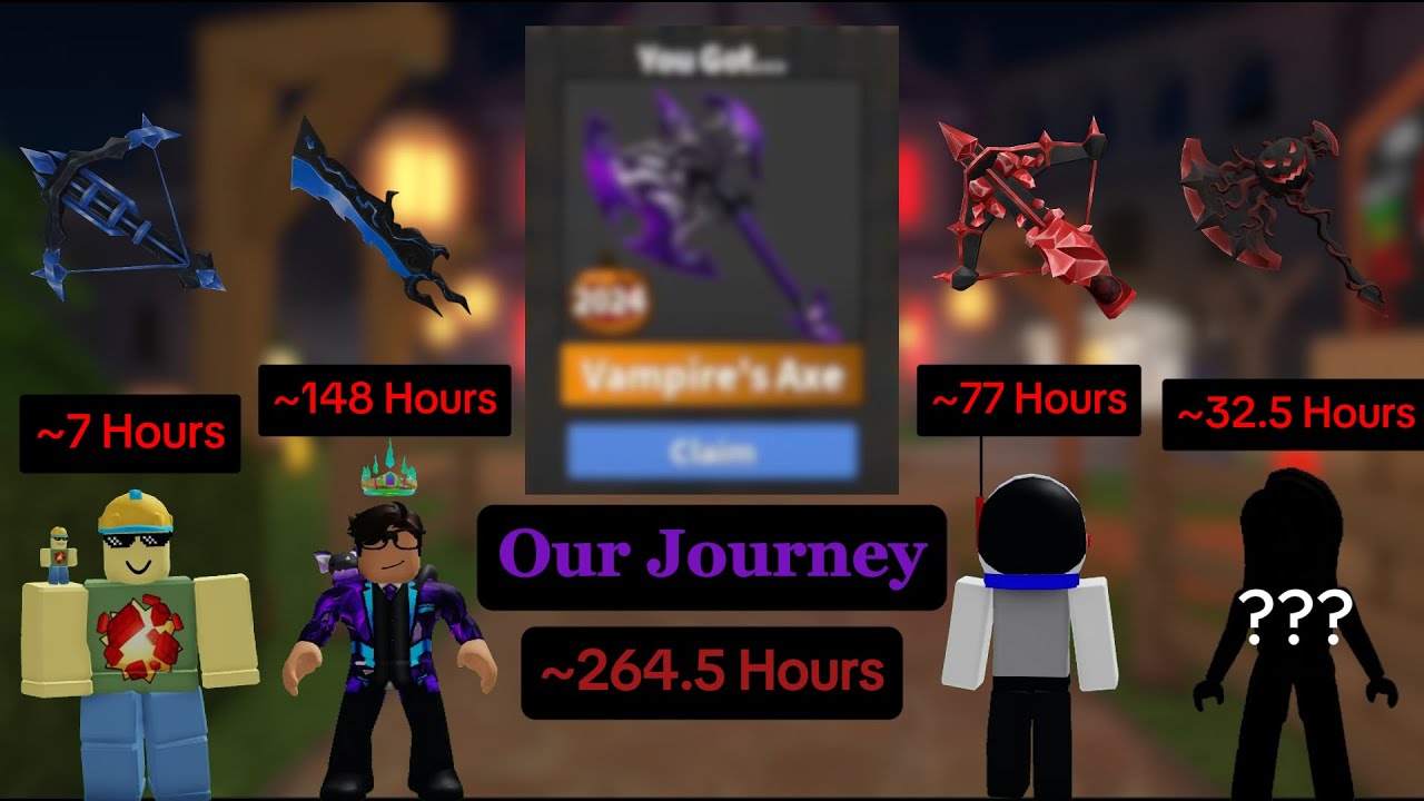 I got a Halloween Leaderboard Trophy in MM2. Here's Our Journey.