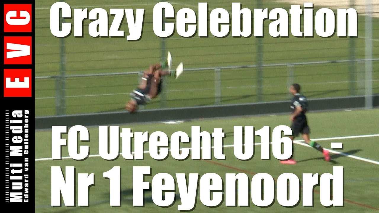 Crazy Celebration in Utrecht U16 - Feyenoord U16 Clash | March 8th 2025