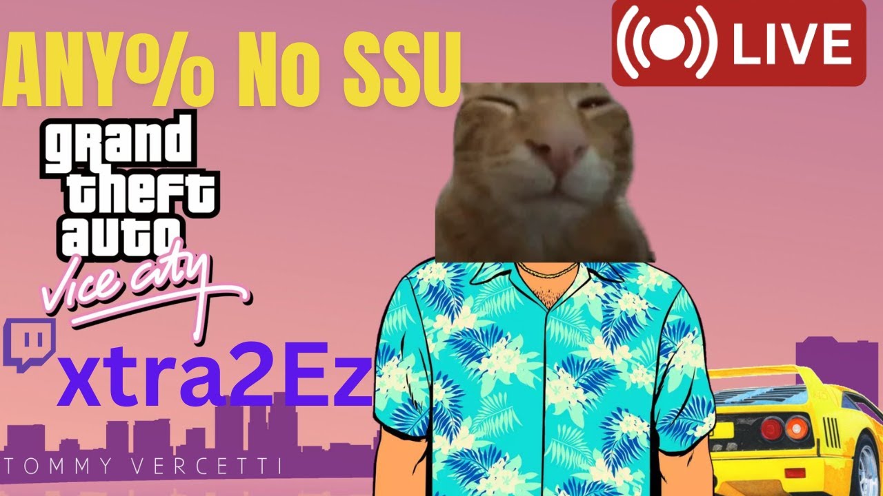 🔴Grand Theft Auto: Vice City Any% No SSU Speedruns - www.twitch.tv/xtra2Ez