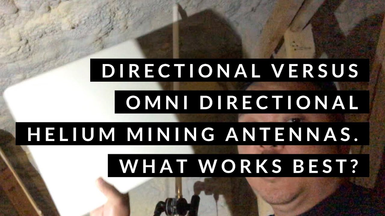 Directional Versus Omni Directional Helium Mining Antennas
