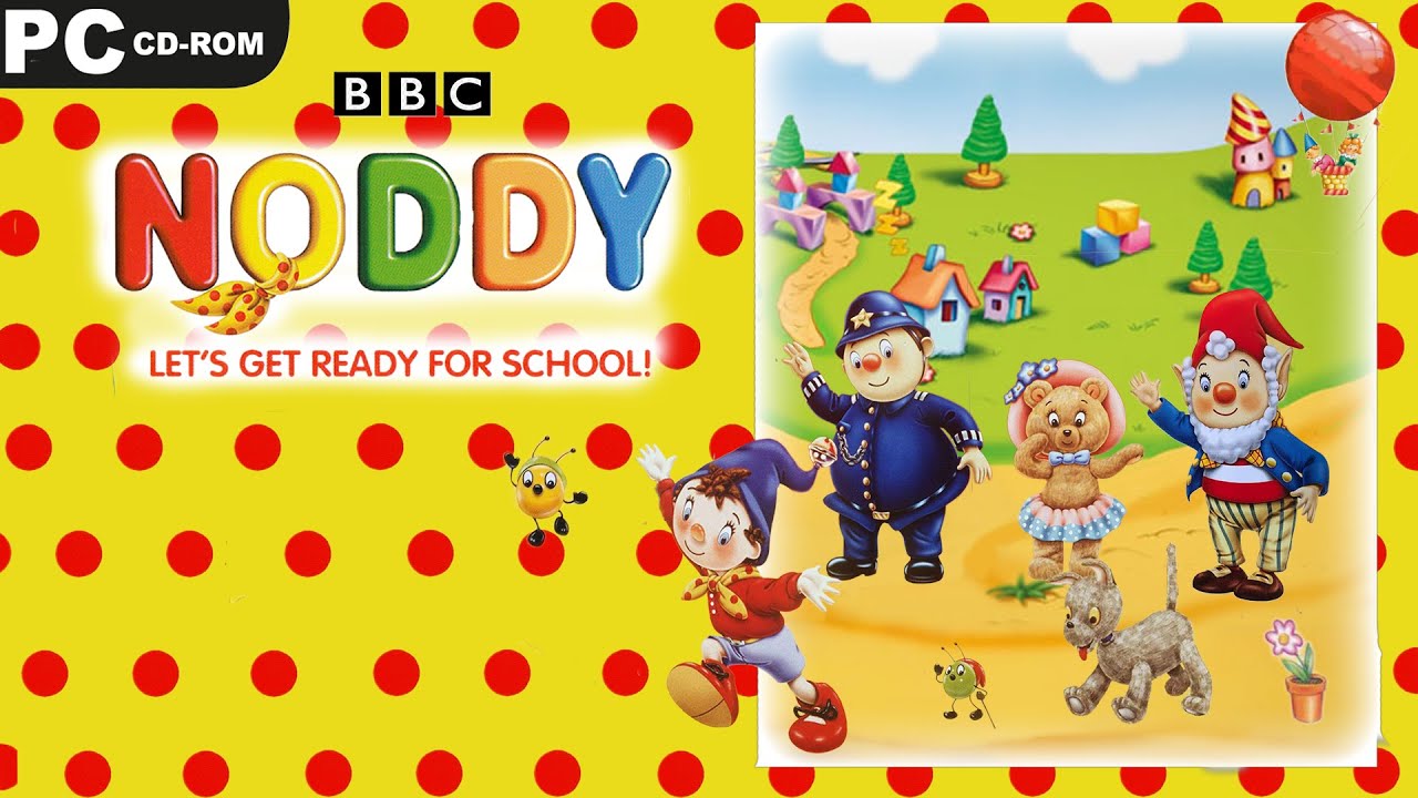Noddy Let's Get Ready for School (1998) BBC Multimedia PC Game 100% Walkthrough (All Difficulty)