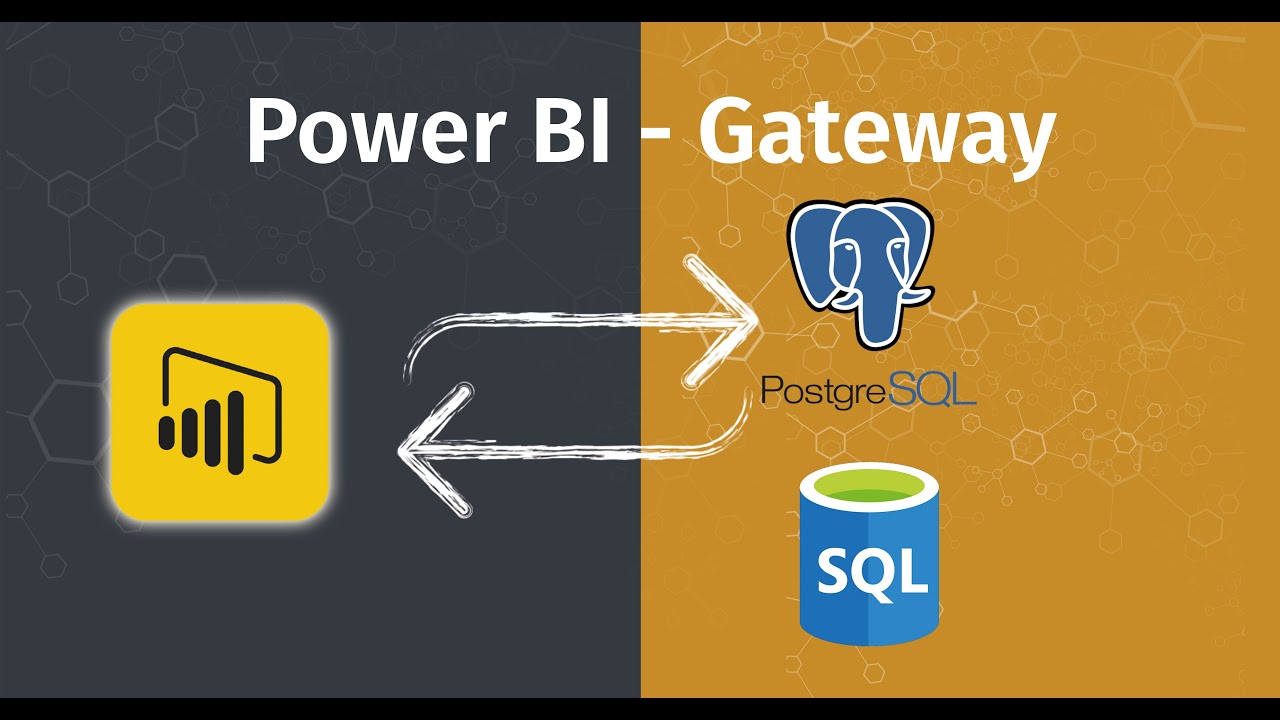 Power BI: Gateway con POSTGRESQL y SQL SERVER