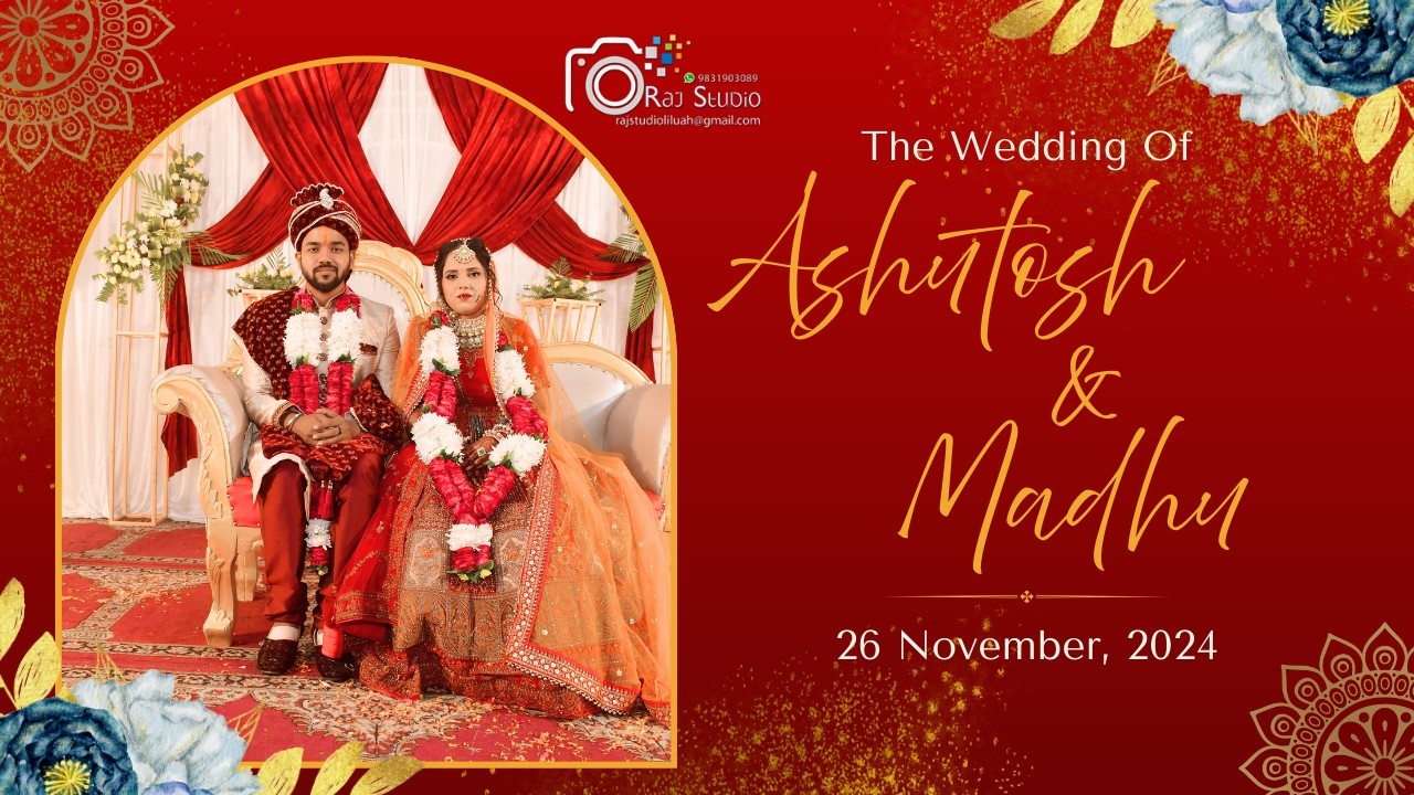 ASHUTOSH weds MADHU || MARRIAGE CEREMONY || RAJ STUDIO 9831903089