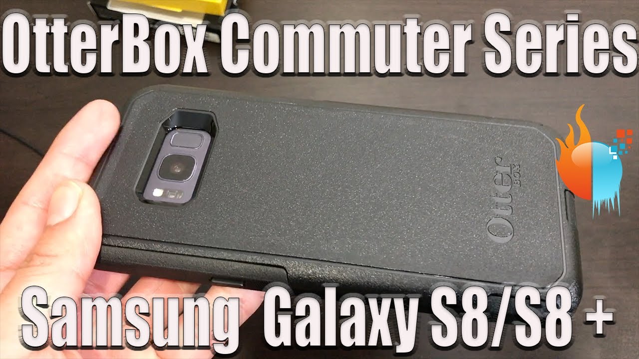 Samsung Galaxy S8 S8 Plus OtterBox Commuter Series Case Review Black