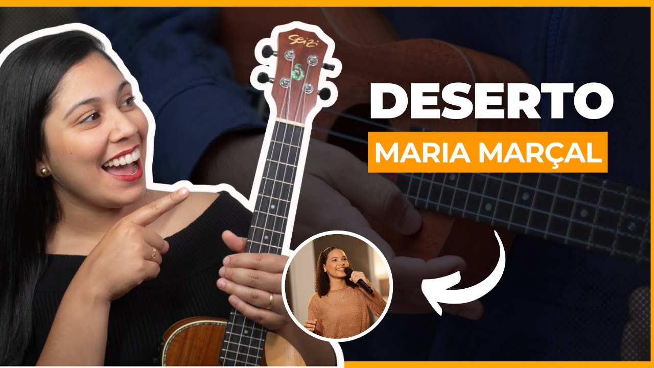 Aprenda a tocar DESERTO no UKULELE | Aula Simplificada Ukulele | Curso Ukulele Gospel | Leia ⬇️