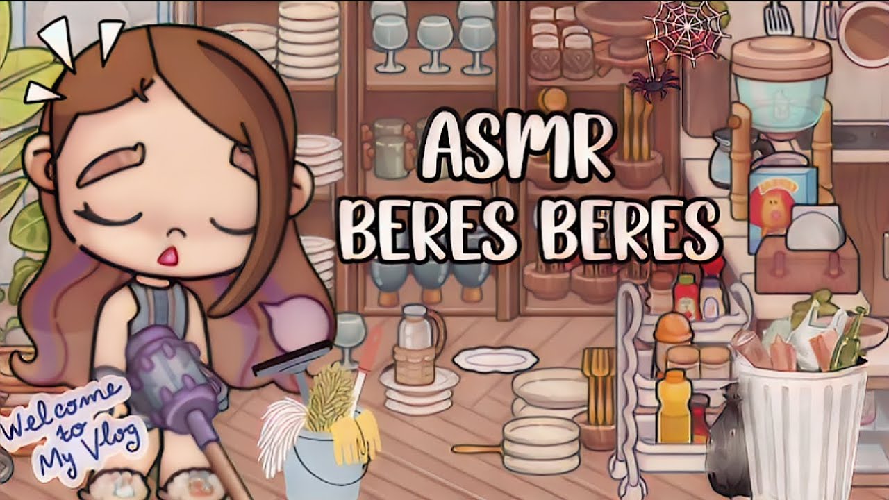 MINIVLOG | ASMR BERES BERES RUMAH |  AVATAR WORLD #sound #asmr #minivlog #cleaning