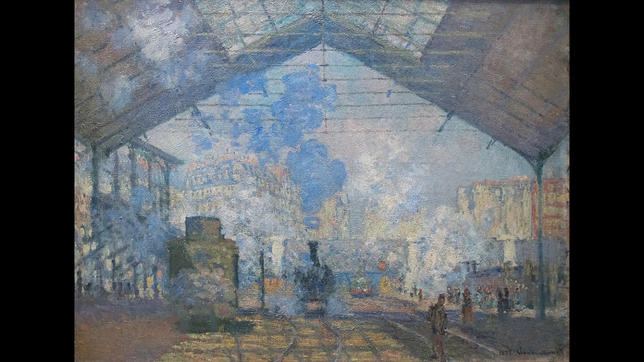 Monet gare saint Lazare