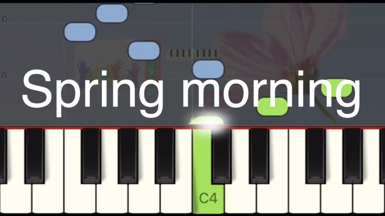 Denes Agay - 11 Spring morning - Very easy piano tuto