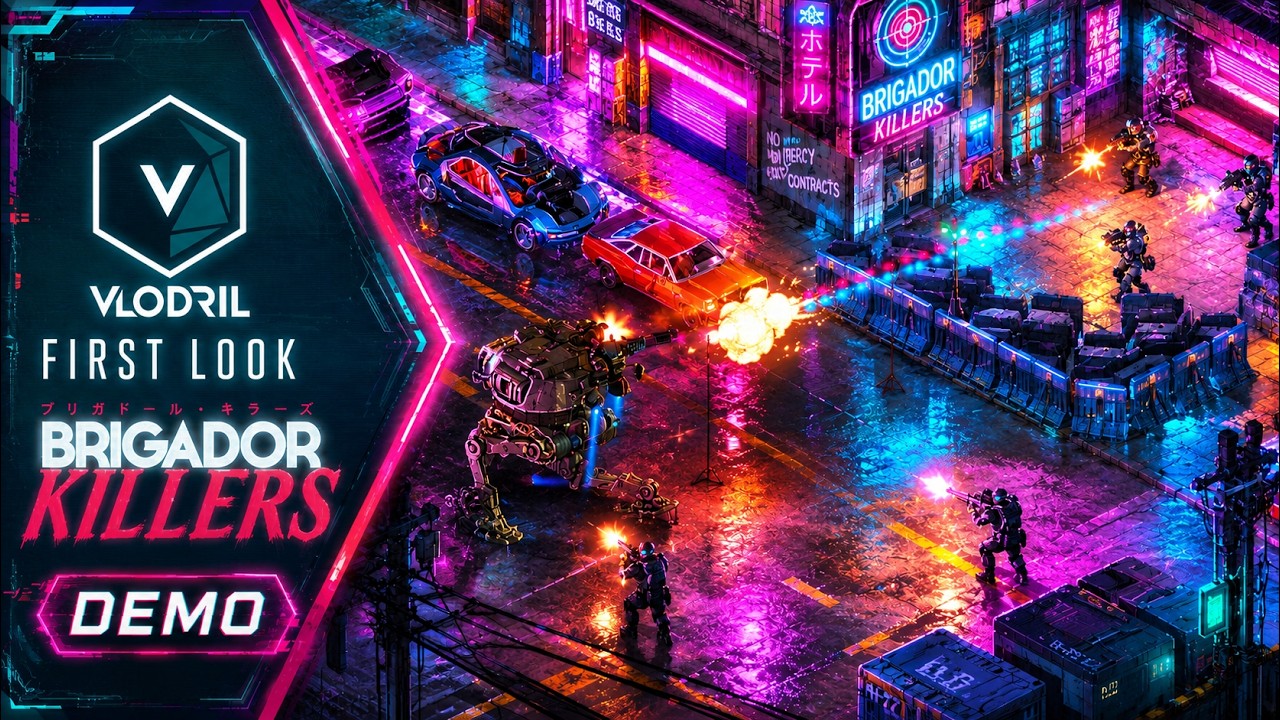 Brigador Killers: Pierwsze wrażenia &ndash; Brutalna walka mech&oacute;w i piechoty 4K